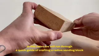 Radius Sanding Block DIY