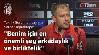 Serdar Topraktepe: "Oyuncularıma Beşiktaş formasının büyüklüğünü anlattım" | #BJKvANK