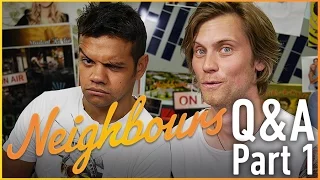 Neighbours Q&A - Meyne Wyatt (Nate Kinski) & Tim Phillipps (Daniel Robinson) - Part 1