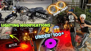 Bullet Lighting Modifications😱Under₹100*