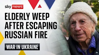 Ukraine War: Elderly weep after escaping floods & Russian fire