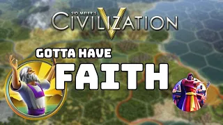 Civ 5 Tutorial - Faith, Founding a Pantheon & Religion, and Religious Units Guide