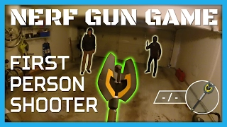 Nerf Gun Game First Person Shooter | 2 vs 1 Melee Fight!