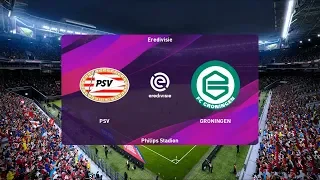 PSV Eindhoven vs Groningen | 2019-20 Eredivisie | PES 2020