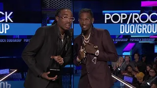 Migos Wins Favorite Duo or Group - Pop/Rock Award - AMAs 2018