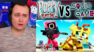 POPPY PLAYTIME vs SQUID GAME!? - Animation | Reaction