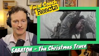 Vocal Coach REACTS - SABATON "The Christmas Truce"