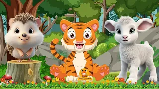 Happy Animal Moments: Tiger, Sheep, Hedgehog, Chimpanzee,... | Animal Sounds