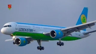 Uzbekistan Airways *Boeing 757-231*[VP-BUH]  Landing at London Heathrow Airport ✈️