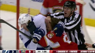 NHL Fight - Lightning @ Panthers - Perry vs Lomberg - 30/12/2021