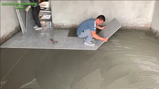 Creative Professional Bedroom Floor Construction Techniques With Large Size Ceramic Tiles 80 x 80cm