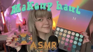 ASMR birthday makeup haul 🎂💕 Sephora, ULTA (whisper ramble + cosmetic tapping + fav nail polish)