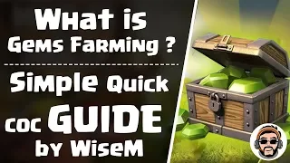 Earn FREE Gems in Clash of Clans | Universal FREE Gems Farming Method in COC | WiseMGaming