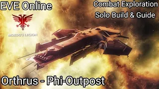 EVE Online - Orthrus Vs Phi-Operation Protector - Combat Exploration (Solo) -  Serpentis Phi-Outpost