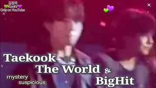 Taekook, The world and Bighit. Mystery, Unmakesense and suspicious things