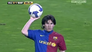 Lionel Messi vs Real Valladolid (Away) 2008-09 English Commentary