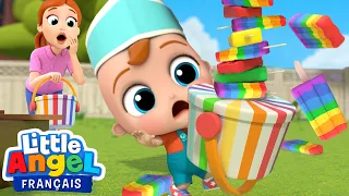 Une Glace Arc-en-Ciel! Apprendre les couleurs - Comptines pour bébé | Little Angel Français