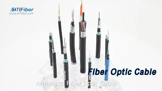 GYTA Fiber Optic Cable Loose Tube PVC Sheath Flame Retardant Outdoor