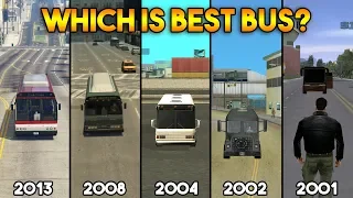 GTA : BUS IN ALL GTA GAMES (WHICH IS BEST?)