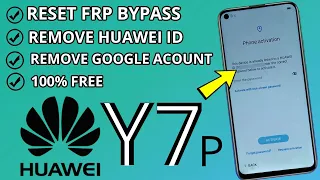 Huawei Y7P (ART L29) Bypass FRP Remove Google Account Unlock HUAWEI ID 2021