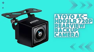 ATOTO AC-HD03LR 720P Rearview Backup Camera (180° Wide-Angle), for ATOTO S8 Models only