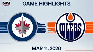 NHL Highlights | Jets vs Oilers – Mar. 11, 2020