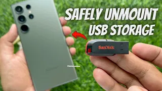 How To Safely Unmount USB Storage From Samsung Galaxy Smartphone