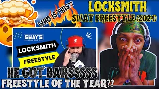 WHO IS THIS? | LOCKSMITH Sets Fire to the Mic: Freestyle of the Year? 🔥| SWAY'S UNIVERSE (REACTION)