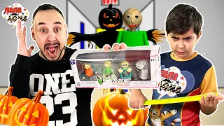 ФИГУРКИ БАЛДИ - РАСПАКОВКА! ПАПА РОБ И ЯРИК: BALDI`S BASICS FIGURE PACK НА ХЭЛЛОУИН!