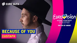 [KARAOKE] Gustaph - Because of you | 🇧🇪 Belgium in Eurovision 2023