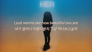 "인생이 영화라면, 네가 내 최고의 순간이야" Best Part - H.E.R (ft.Daniel Caesar) [가사/해석/가사해석/Lyrics/Kor/Eng]