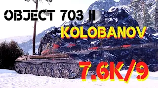 Object 703 II Kolonbanov 1vs5 - World of Tanks Replay English