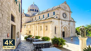 Sibenik Croatia 🇭🇷 4K Walking Tour 2023