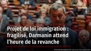 Projet de loi immigration : fragilisé, Darmanin attend l’heure de la revanche