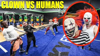 when you see Clowns VS Humans don't go near them! Run AWAY Fast! (Battle of the Armies)