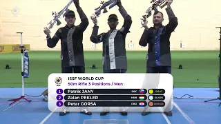 Final 50m Rifle 3 Positions Men - ISSF World Cup, Cairo, Egypt...