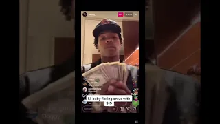 Lil baby flexing on us with $15 😭