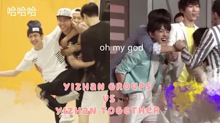 yizhan groups vs yizhan together moments || Part 1
