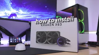 Installing an AIO | NZXT | Kraken X63 | Review