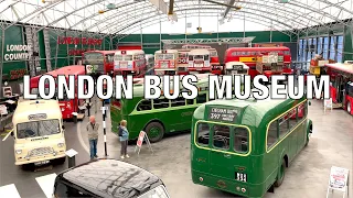 London Bus Museum, Brooklands UK England 🇬🇧 4K HDR