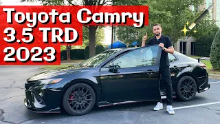 Toyota Camry 3.5 TRD 2023 — очень редкая спортивная Камри. Как в США чинят и обслуживают машины.