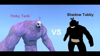Slendytubbies 3 - Boss vs Boss Fight l Shadow Tubby vs Tinky Tank