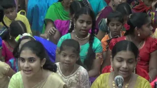 Children singing Kandhar Anubhoothi in Thiruppugazh Isai Vazhipadu,