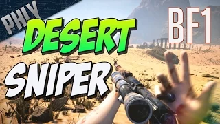 DESERT SNIPER - Battlefield 1 Beta Gameplay