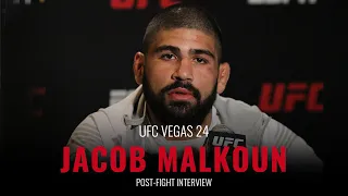 UFC Vegas 24: Jacob Malkoun full post-fight interview
