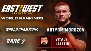 Super heavyweight rankings with left arm (after East vs West 12)