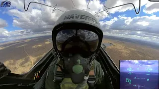 Cockpit view SA Jets, Hawks formation flight from Waterkloof AFB to Makhado AFB.