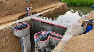 Unique mini hydropower design with two units