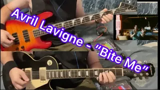 Avril Lavigne - “Bite Me” (Guitar & Bass Cover) (W/Backing Drums/Vocals)