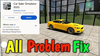 How To Get All Cars and Dollar Back | Car Saler Simulator 2023